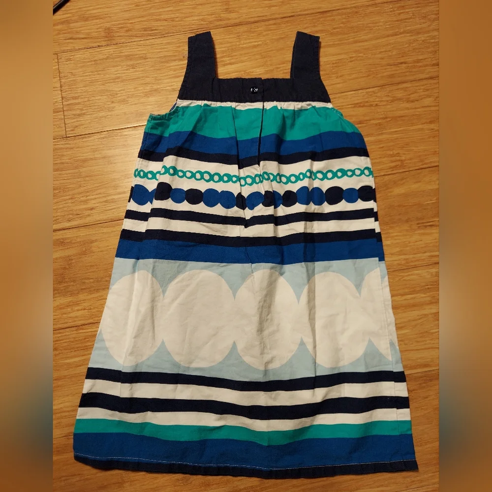 🎁 10/$25- Gymboree stripped blue and tall dress,  size 6
